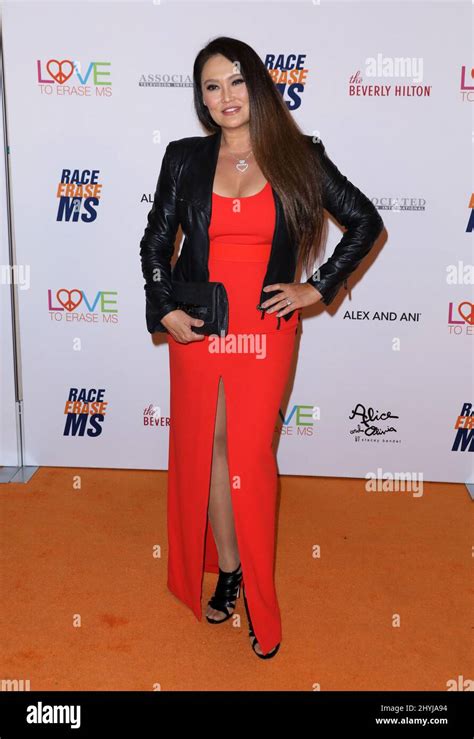 Tia Carrere Attending The Race To Erase MS Gala Held In Beverly Hills