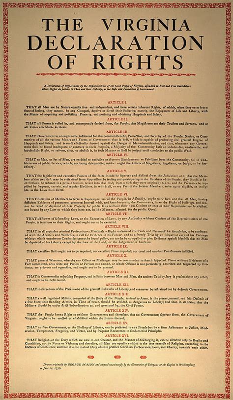 Virginia Constitution 1776 1 Photograph By Granger Pixels