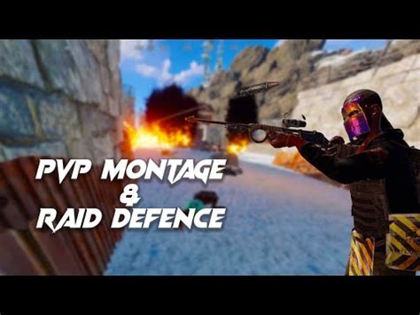 Rust PVP Montage Raid Defence 8 Vs 20 YouTube