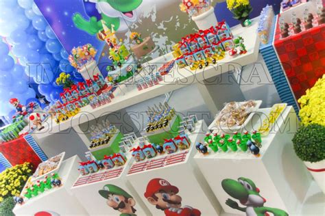 Decoracion Para Cumple Anos De Mario Bros