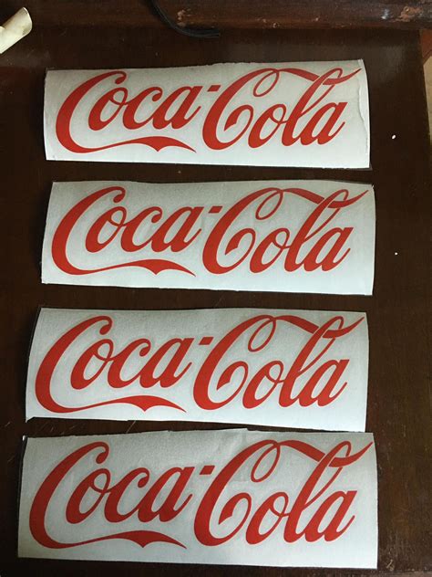 Coca Cola Coke Decal Sticker New Die Cut Vinyl Coca Cola Etsy