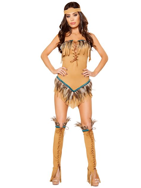 Womens Sexy Native American Seductress Costume