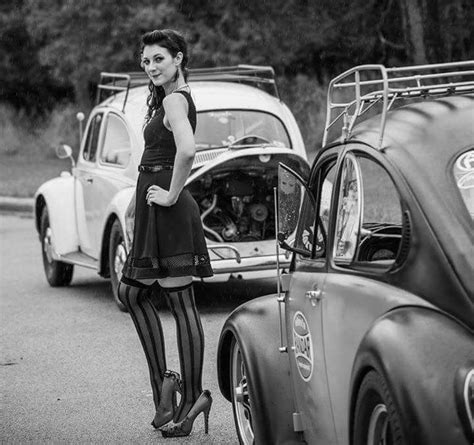 Vw Girls Vw Vintage Vintage Volkswagen Vw Volkswagen Beetle Girl Old Bug Hot Vw Rat Look