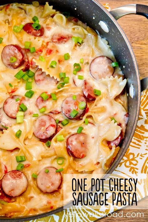 This is one of those super simple recipes that hopefully you will love and make again and again. Cheesy Smoked Sausage & Pasta recipe