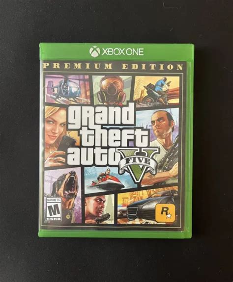 Grand Theft Auto V Gta 5 Xbox One Premium Edition Complete Tested 799