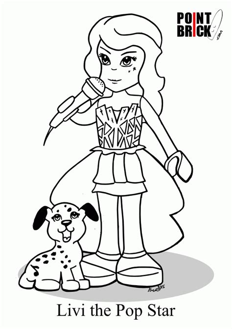 Free printable coloring pages for kids. Lego Friends Coloring Pages - Coloring Home