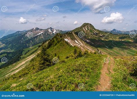 Mountain Hike On The Blasenka And Seewaldsee In Vorarlberg Austria
