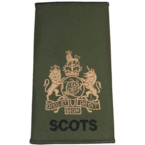Wo1 Rsm Scots Royal Regiment Of Scotland Warrant Officer Rank Badg