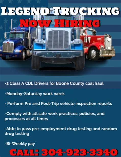 Trucking Company Flyer Postermywall