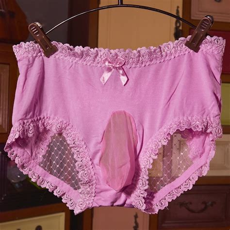 Sissy Pouch Panties Mens Lace Bikini Briefs G String Thongs Underwear