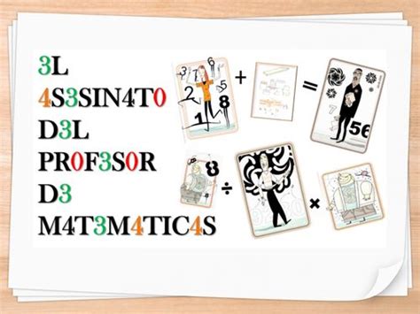 Book Creator El Asesinato Del Profesor De Matemáticas