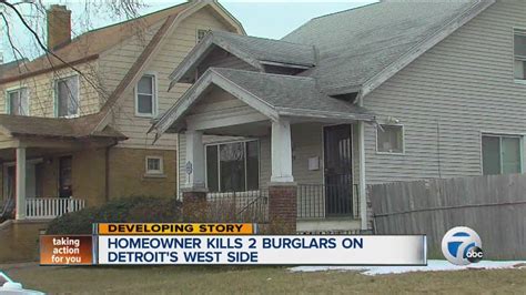 Homeowner Kills 2 Burglars On Detroits West Side Youtube