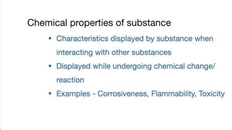Solveda Define Chemical Property B List Two Examples Of Chemical