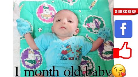 1 Month Old Baby 😘 Youtube