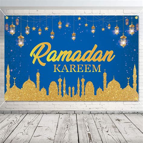 Buy Jozon Ramadan Kareem Backdrop Banner 71 X 45 Inch Large Size