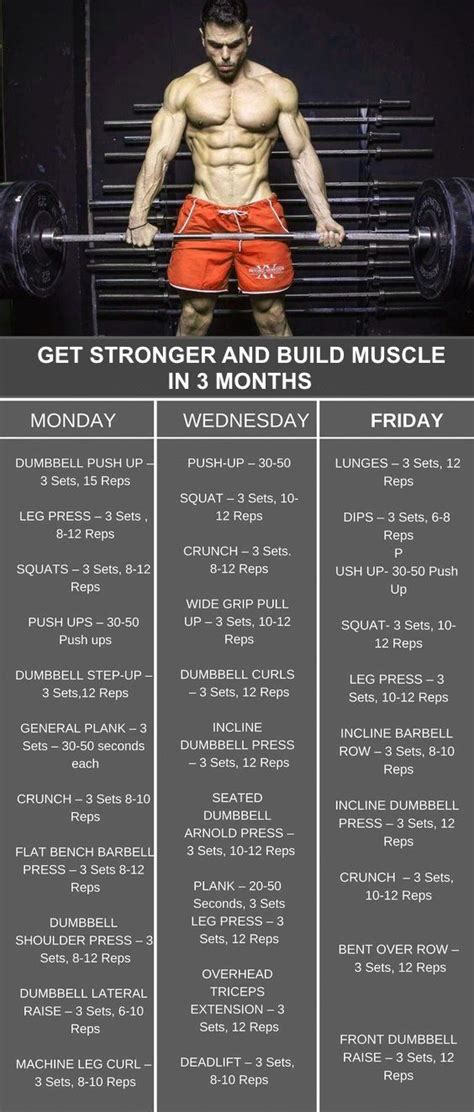 How To Get Stronger And Build More Muscle In 3 Months Fitness And