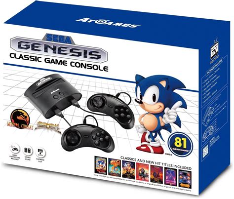 Genesis 2017 Sega Genesis Classic Video Game Console 81 Games Atgames