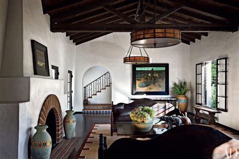 A Maynard Dixon Artwork Hangs Above The Living Room Fireplace In Diane