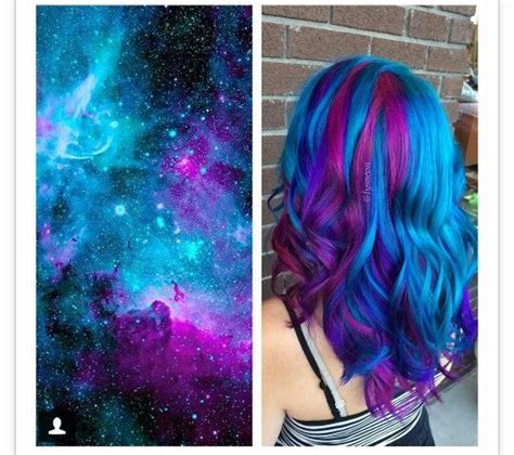 Galaxy Hairs Galaxy Hair Color Best Hair Dye Space Hair