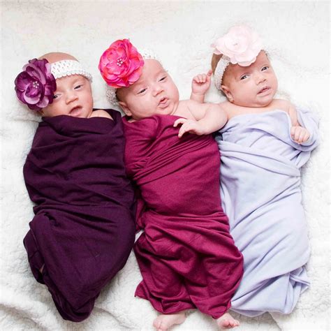 Yes Thats Three Baby Girls Triplet Shoot Northern Virginia
