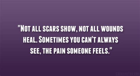 Sad Quotes About Scars Quotesgram