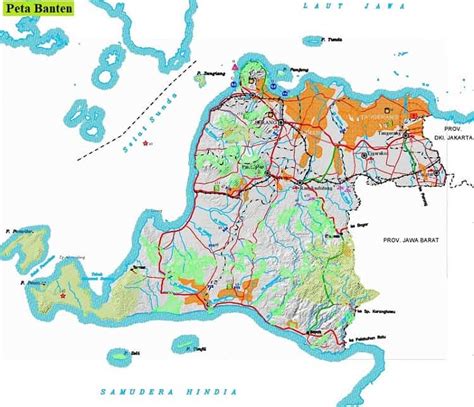 Peta Administrasi Provinsi Banten Berdiri Imagesee