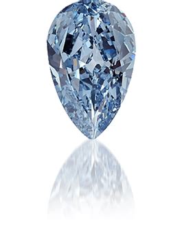 Pear Shaped Diamond - Natural Fancy Vivid Blue - Global Diamond Group | Pear shaped diamond ...