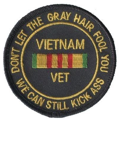 Vietnam Veteran Patch Usa United States Military Badge 3 Iron On