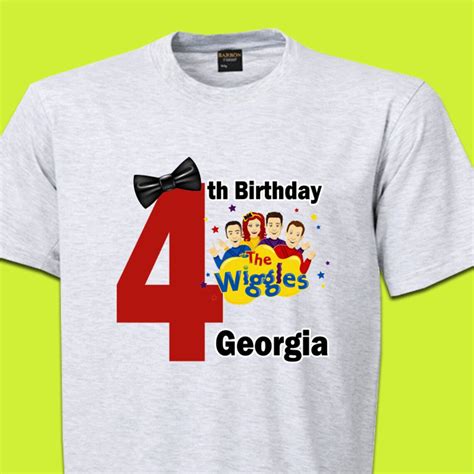 The Wiggles Iron On Transfer The Wiggles Printable Shirt Etsy