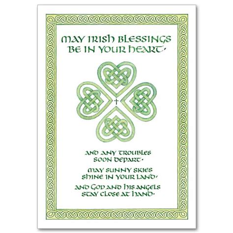 Check spelling or type a new query. Irish Blessings Be in Your Heart: Irish Blessing Card