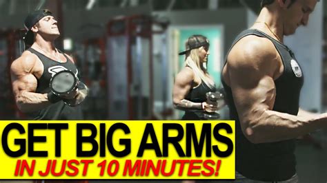 How To Get Bigger Arms At Home Bigger Arms In 2 Easy Moves Youtube