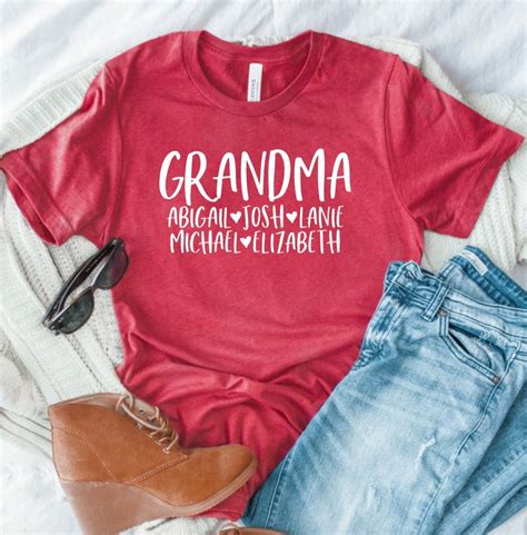 Grandma Shirts With Grandkids Names Sale Websites Save 53 Jlcatjgobmx