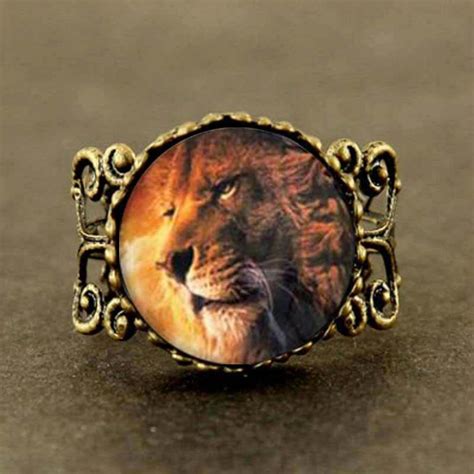 Aslan The Lion King 1pcslot Narnia Alex Ring Quartz Jewelry Vintage
