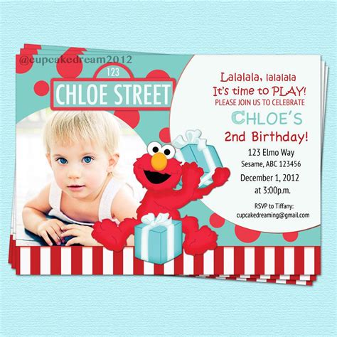 Cool Free Printable Elmo Birthday Invitations Sesame Street Birthday Invitations Elmo Birthday