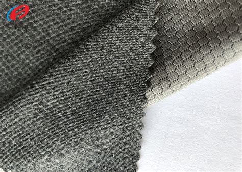 100 Polyester Cation Sportswear Mesh Fabric Bird Eye Honeycomb