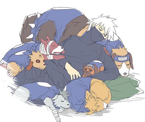 Kingofxcuses Sleeping On The Floor In A Pile Of Dogs Kakashi