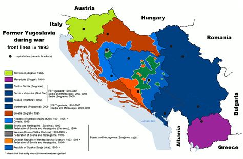 Yugoslavia In 1993 European History World History Macedonia Skopje