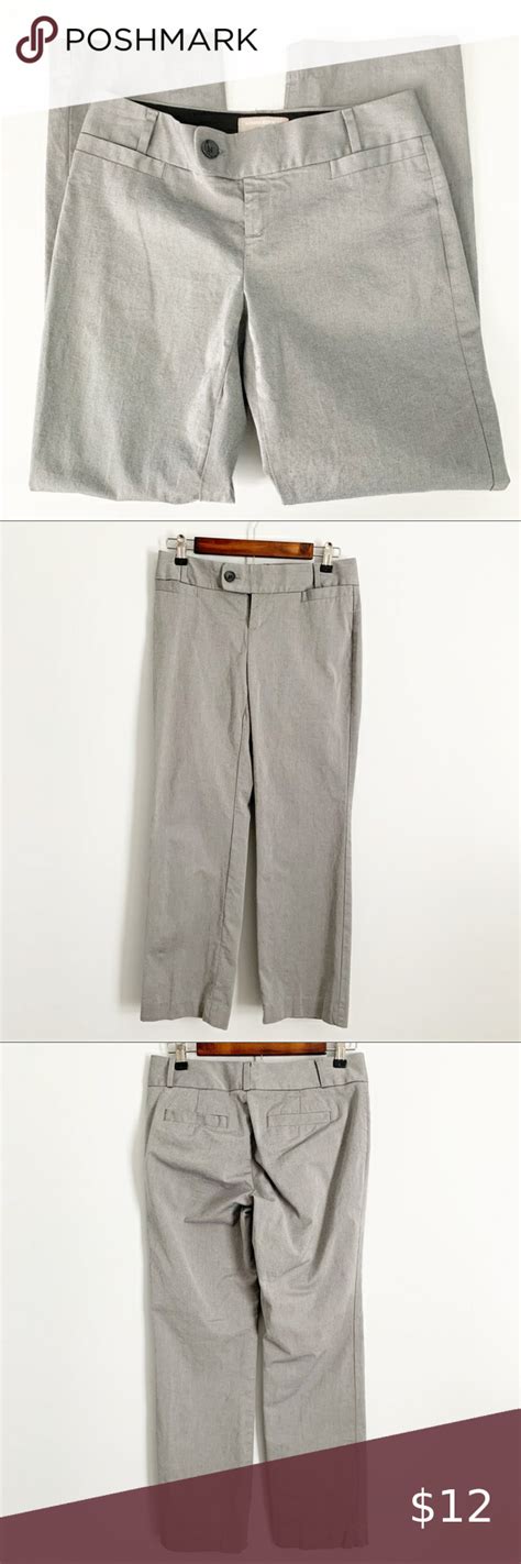 Banana Republic Factory Jackson Fit Gray Trouser Grey Trousers Pants