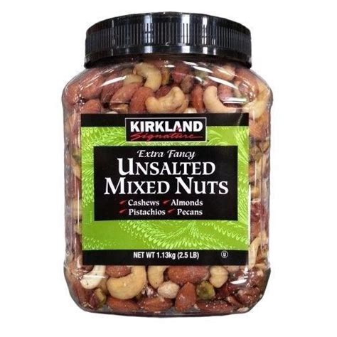 Kirkland Signature Unsalted Mixed Nuts 113kg Fairdinks