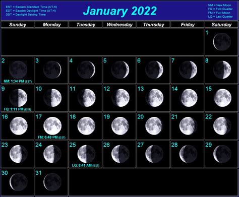 2022 Calendar With With Phases Summer 2022 Calendar