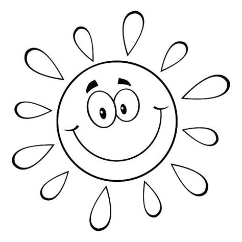 Best Sun Clipart Black And White Pictures Illustrations Royalty Free