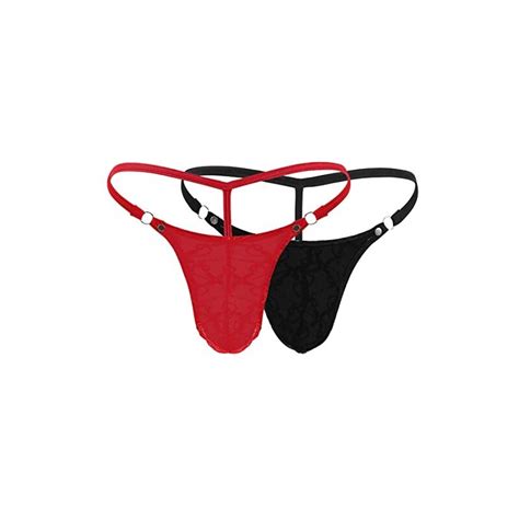 Vemefufu Sexy Pizzo Perizoma Uomo Intimo C String G Slip Tanga Uomini