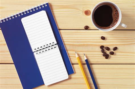 Notepad And Cup Of Coffee Stock Image Image Of Caffeine 73746565