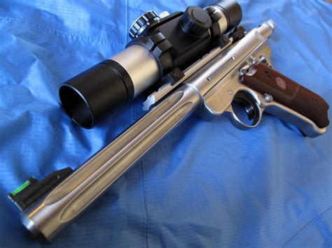 Sightron S33 4rst Red Dot Scope Mounted On My Ruger 22 Mkiii Hunter