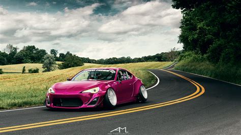 Hate It Or Love It Stanced Toyota 86 Grabs Attention With Pink