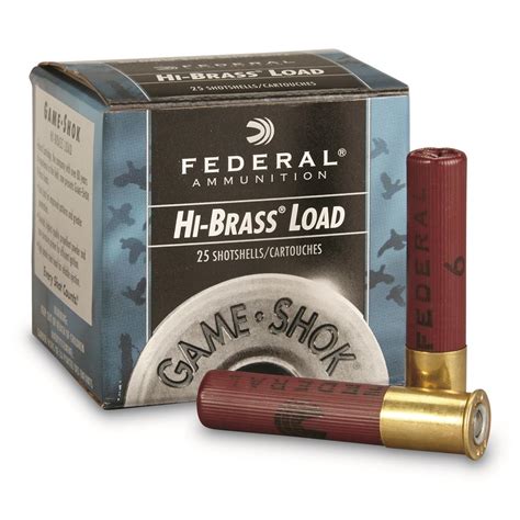 federal classic hi brass 410 gauge 2 1 2 1 2 oz shotshells 25 rounds 99788 410 gauge