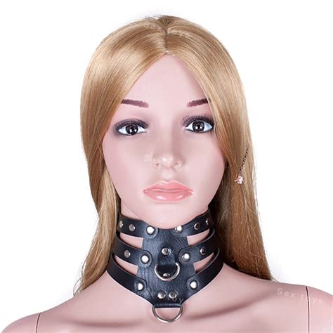 pu leather sex collars for women slave sex products for sex game bondage restraint sex tools sandm