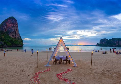 Railay Village Resort Located On The Beach Near Ao Nang
