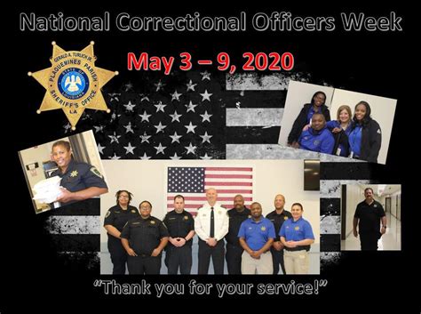 National Correctional Officers Week 05072020 Press Releases