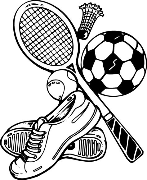 Sports Coloring Pages Painting Drawing